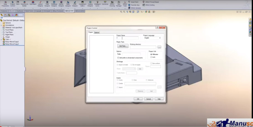 screenshot of IMOLD for SOLIDWORKS